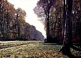 Claude Monet Canvas Paintings - The Road To Chailly